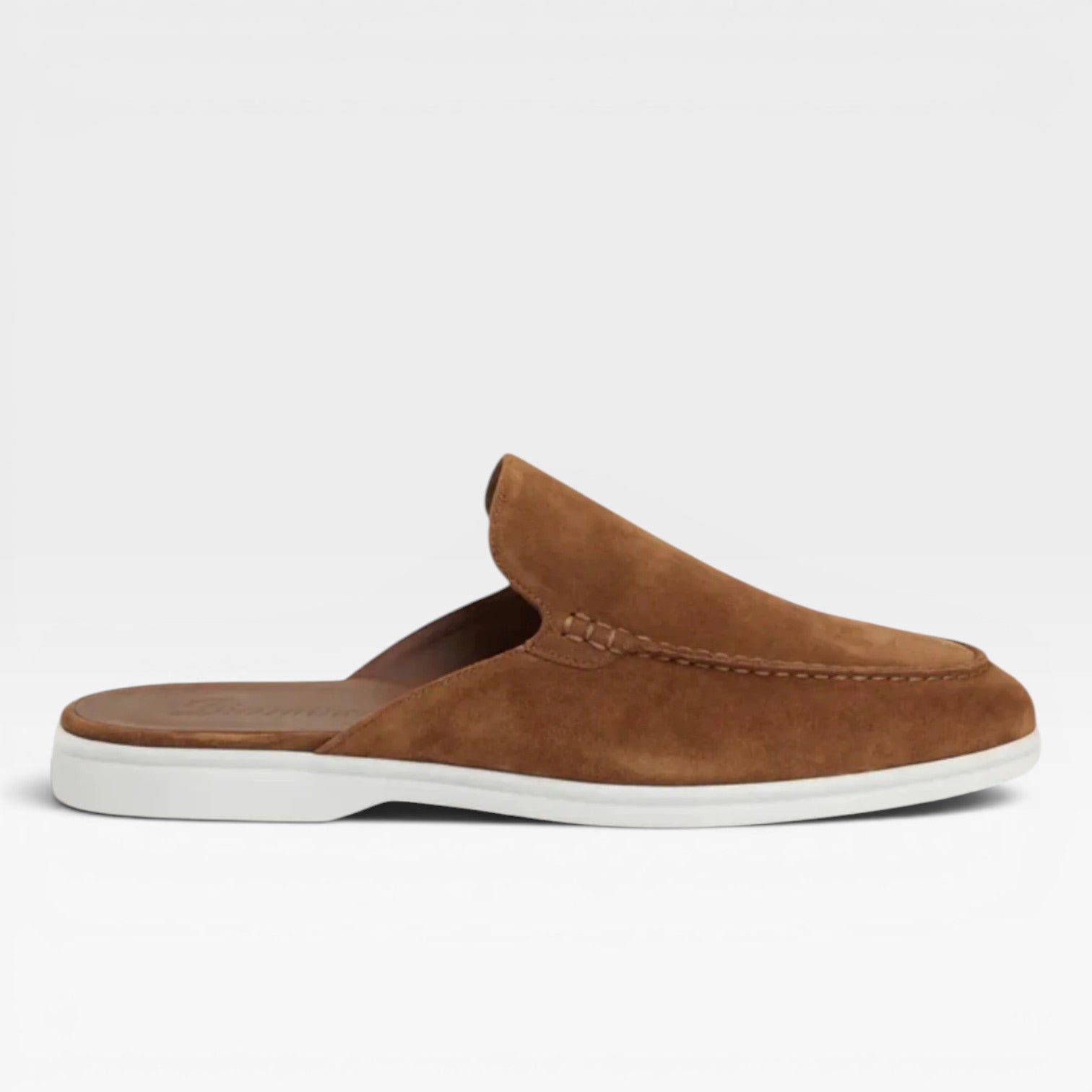 Herren Wildleder Mules – Rückenschuhe ohne Ferse, lässige Slipper