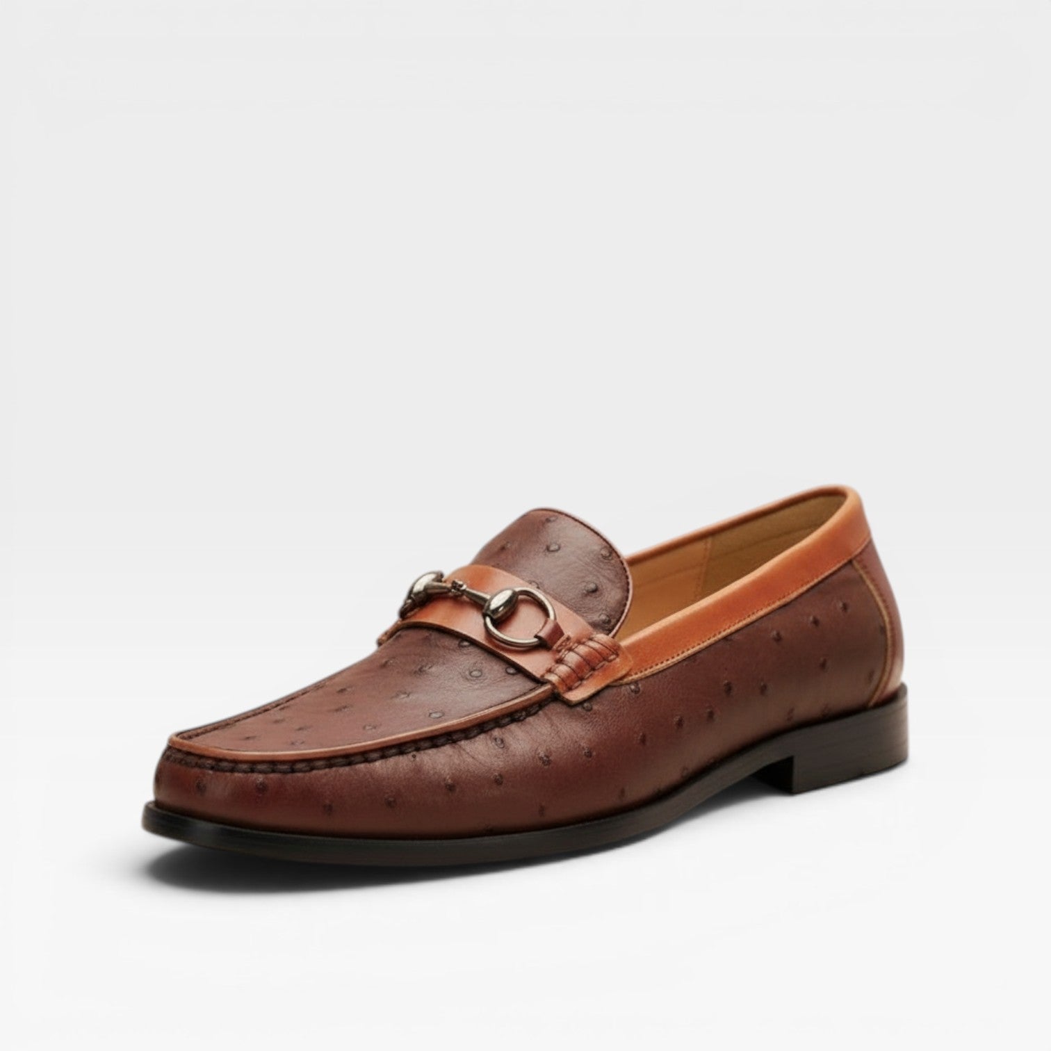 Herren Echtleder Bit Loafers – Klassische Slip-On Smarte Dressschuhe