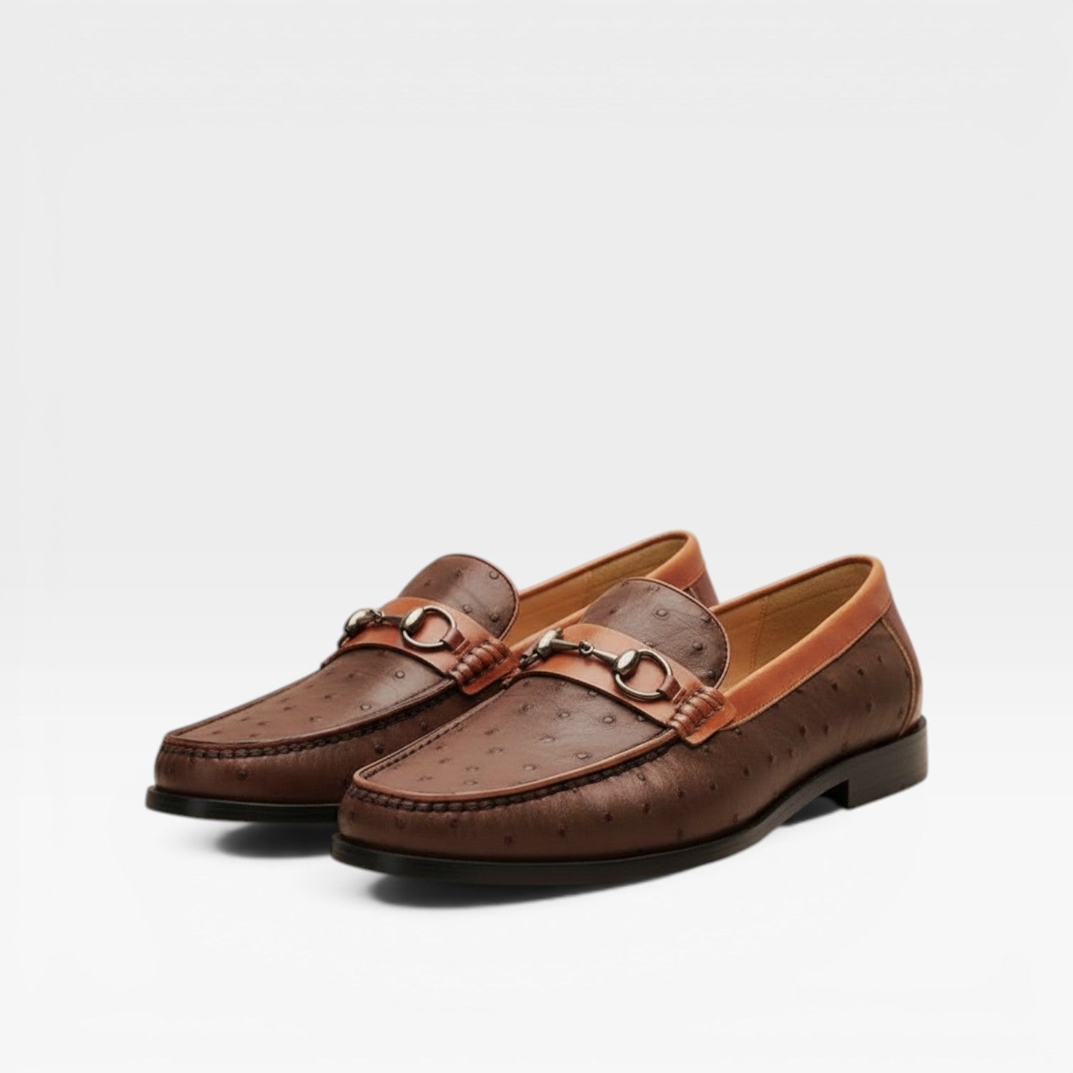 Herren Echtleder Bit Loafers – Klassische Slip-On Smarte Dressschuhe