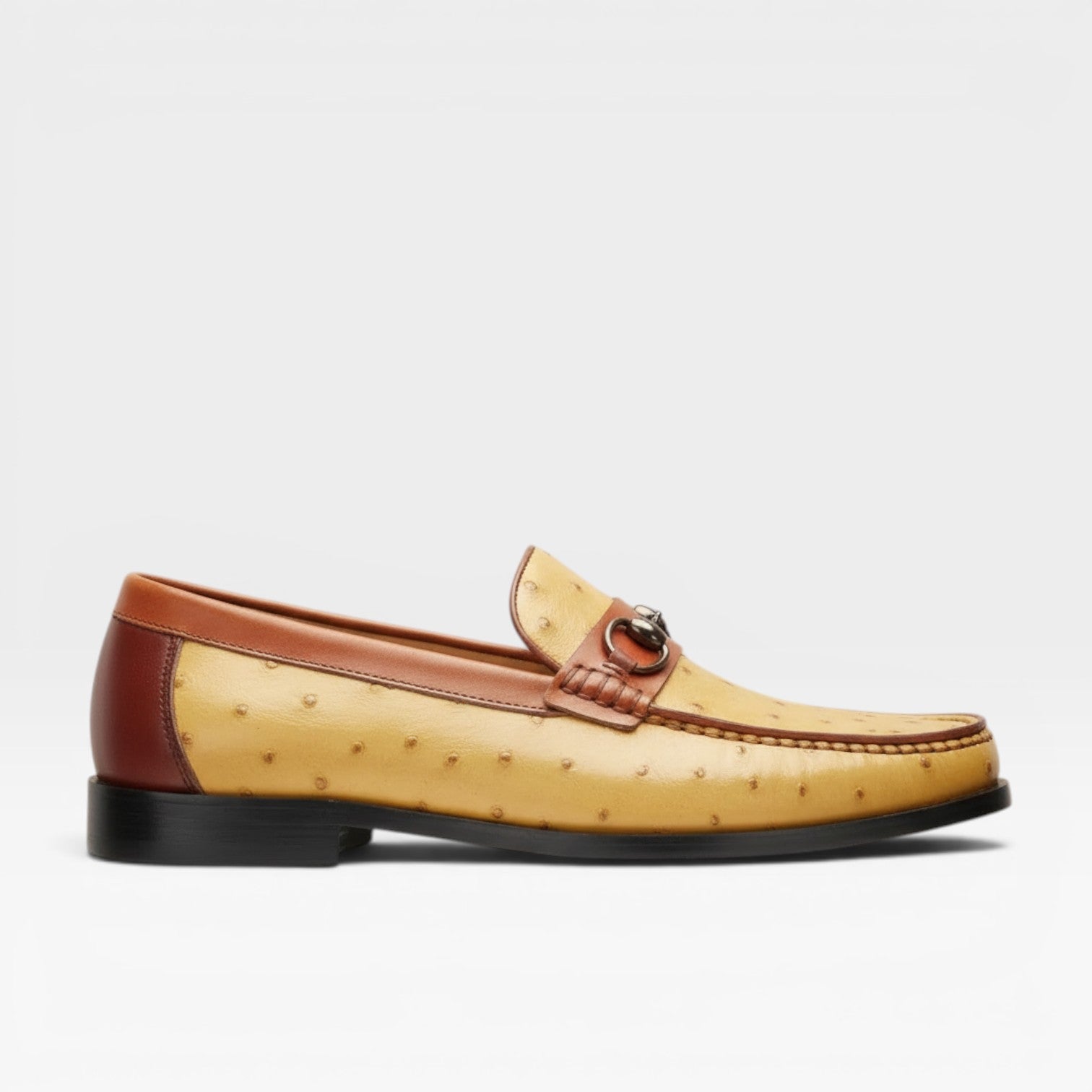 Herren Echtleder Bit Loafers – Klassische Slip-On Smarte Dressschuhe