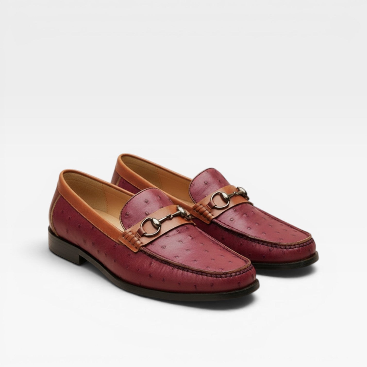 Herren Echtleder Bit Loafers – Klassische Slip-On Smarte Dressschuhe