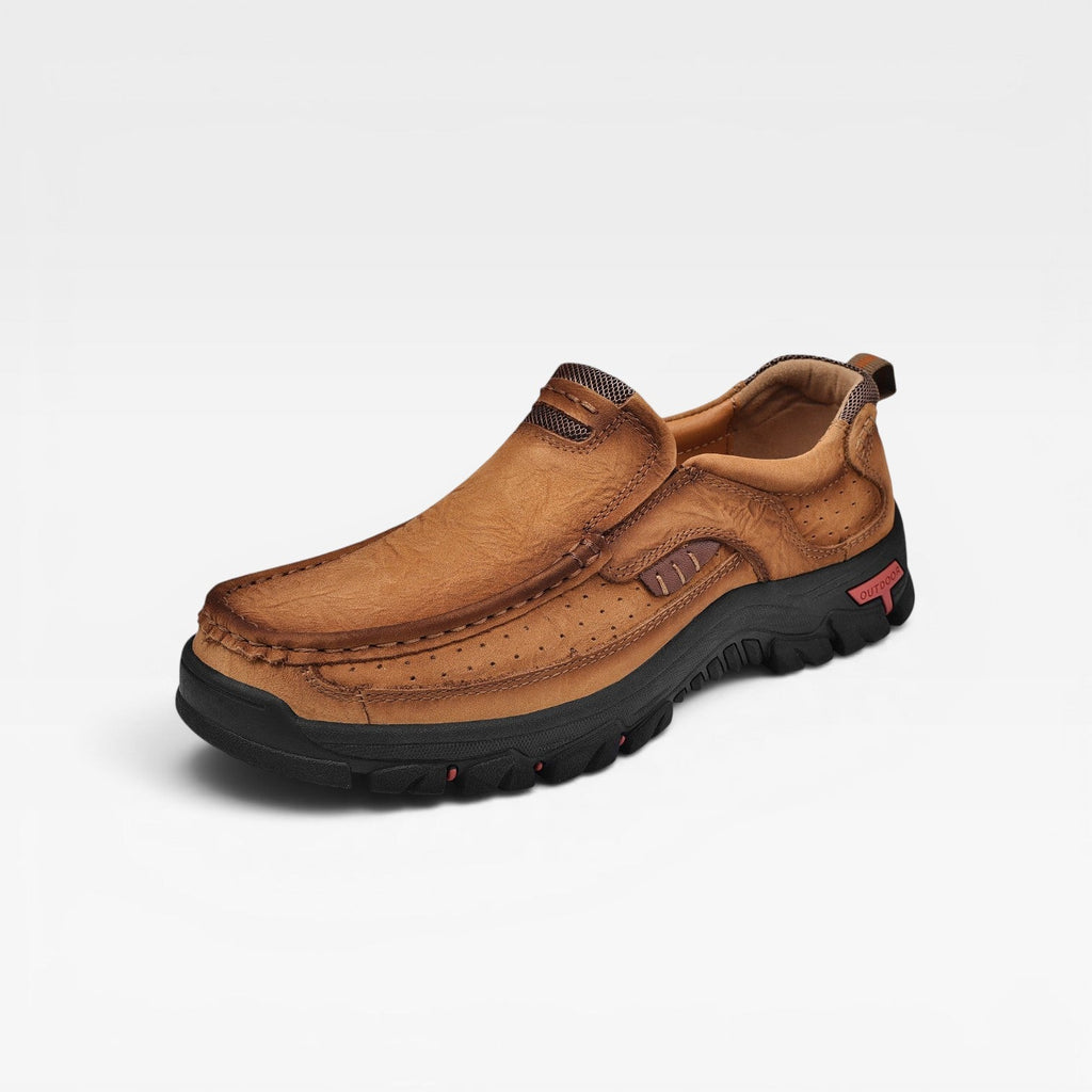 Herren Echtleder Stiefeletten – Bequeme Slip-On Smart Casual Schuhe