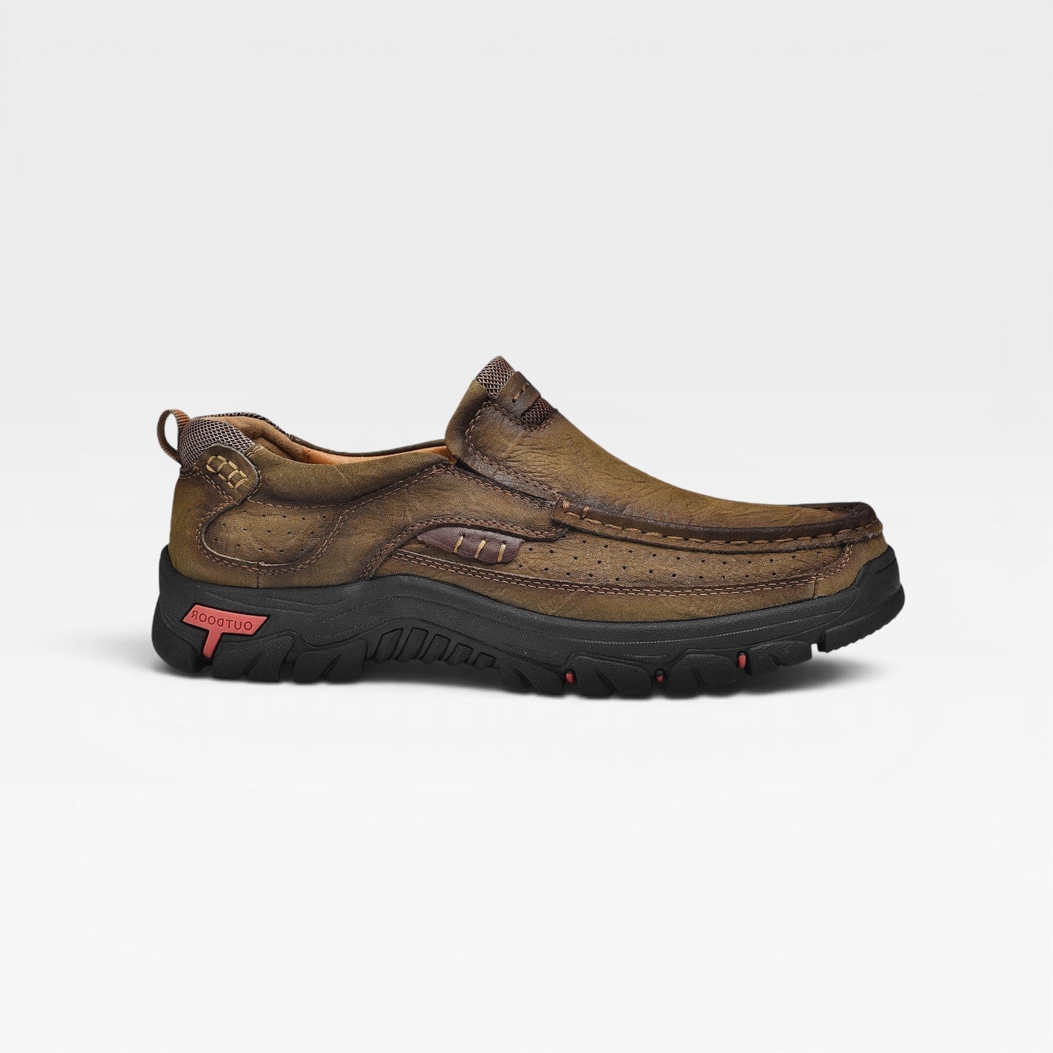 Herren Echtleder Stiefeletten – Bequeme Slip-On Smart Casual Schuhe