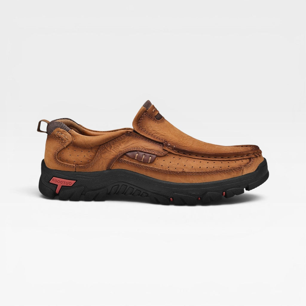 Herren Echtleder Stiefeletten – Bequeme Slip-On Smart Casual Schuhe