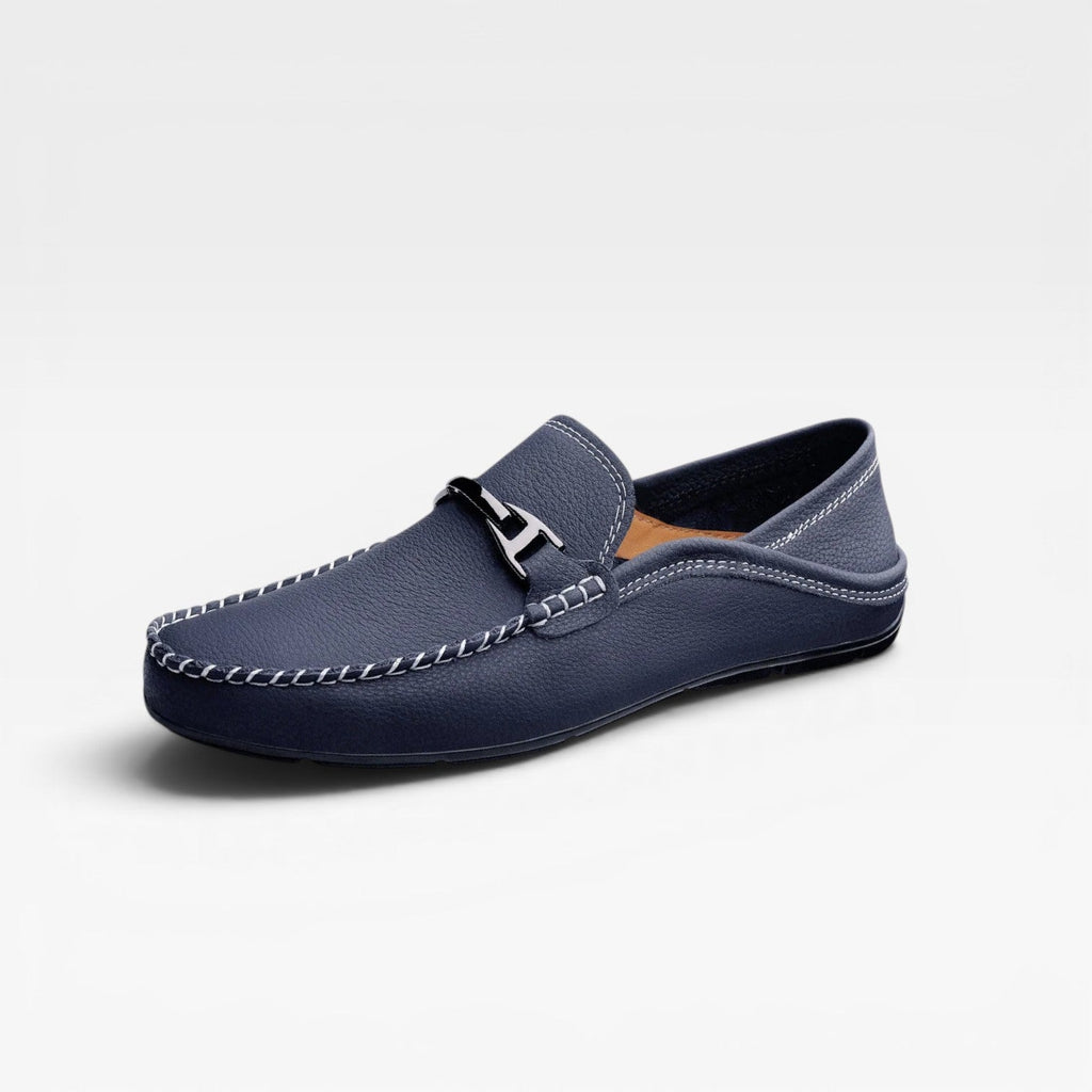 Herren Weiche Leder Slipper – Klassische Slip-On Elegante Alltagsschuhe