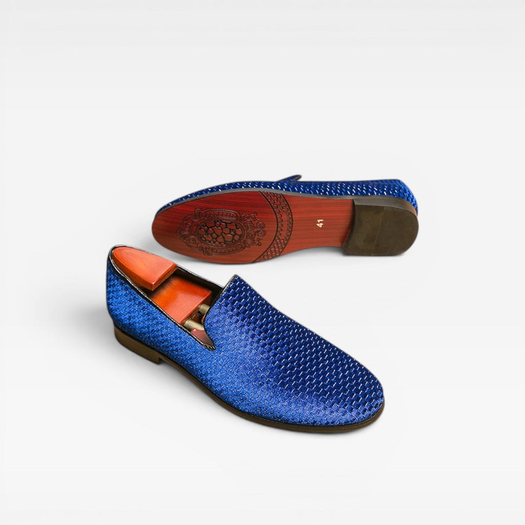 Herren Samt Slipper – Elegante Slip-On Smarte formelle Schuhe