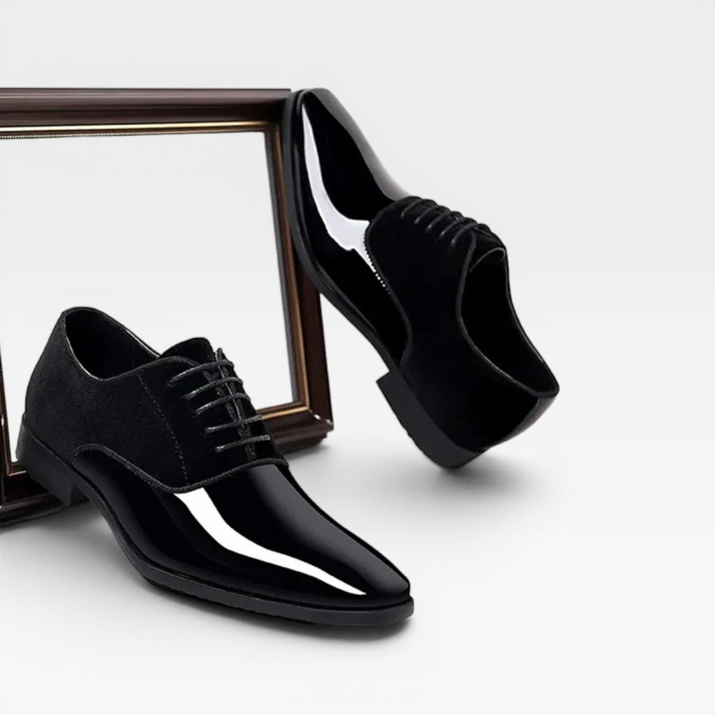 Herren Oxford Schnürschuhe – Klassische Schnürschuhe mit Kontrastfinish für besondere Anlässe