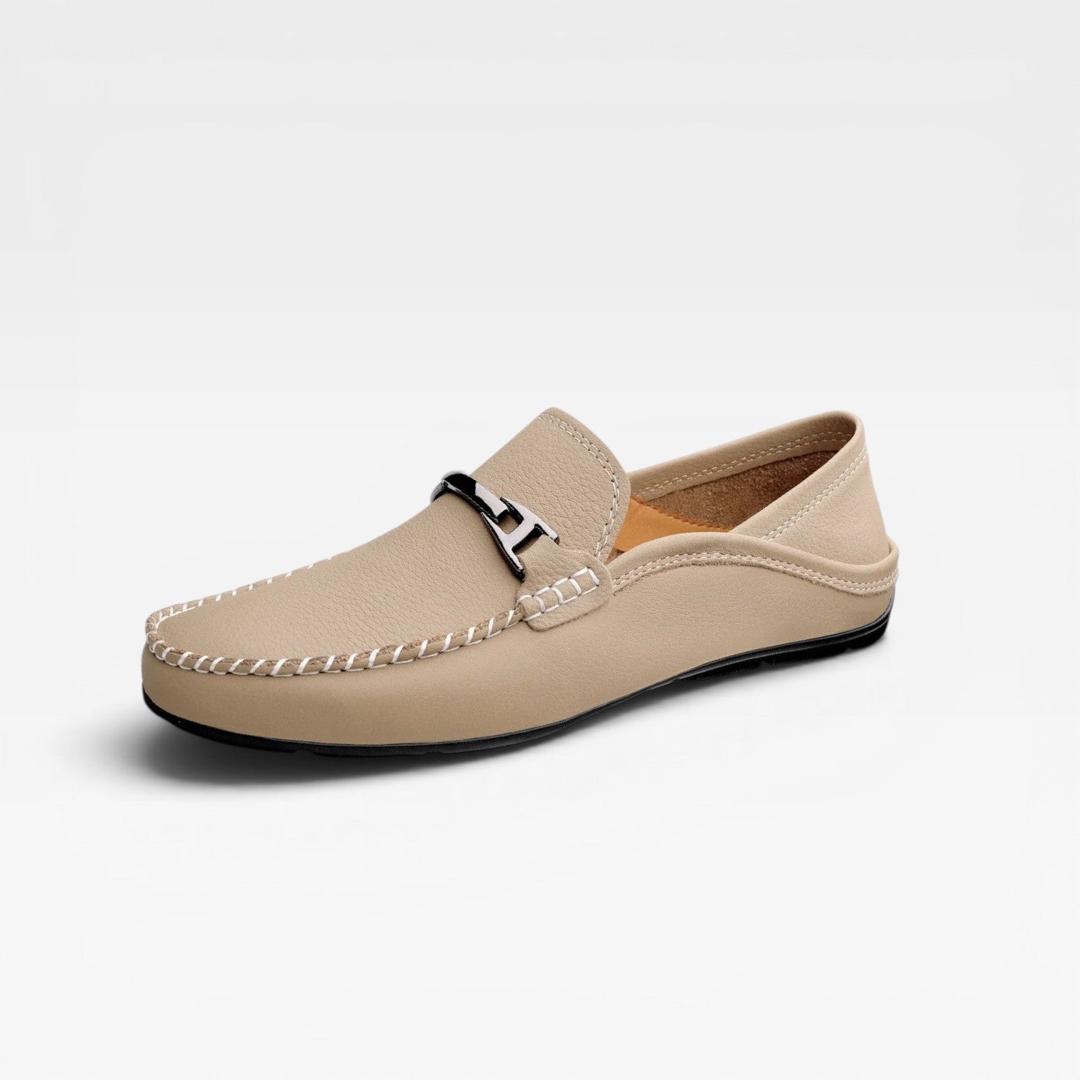 Herren Weiche Leder Slipper – Klassische Slip-On Elegante Alltagsschuhe