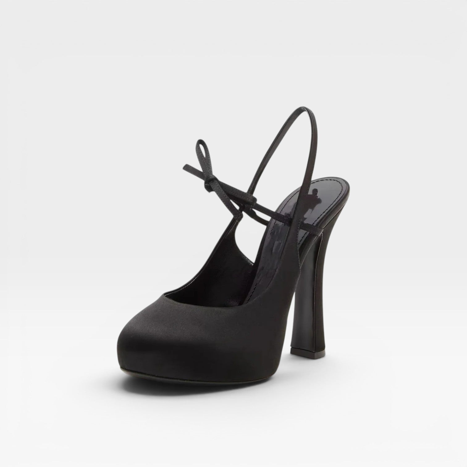 Damen Ballett Slingback Absätze – Elegante Pumps mit geschwungenem Schleifen-Design für besondere Anlässe