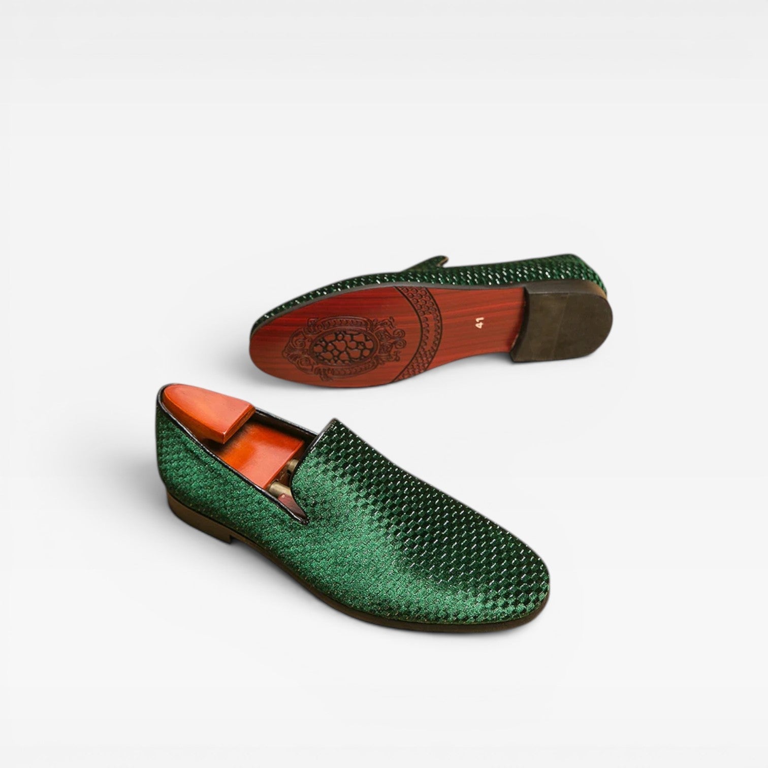 Herren Samt Slipper – Elegante Slip-On Smarte formelle Schuhe