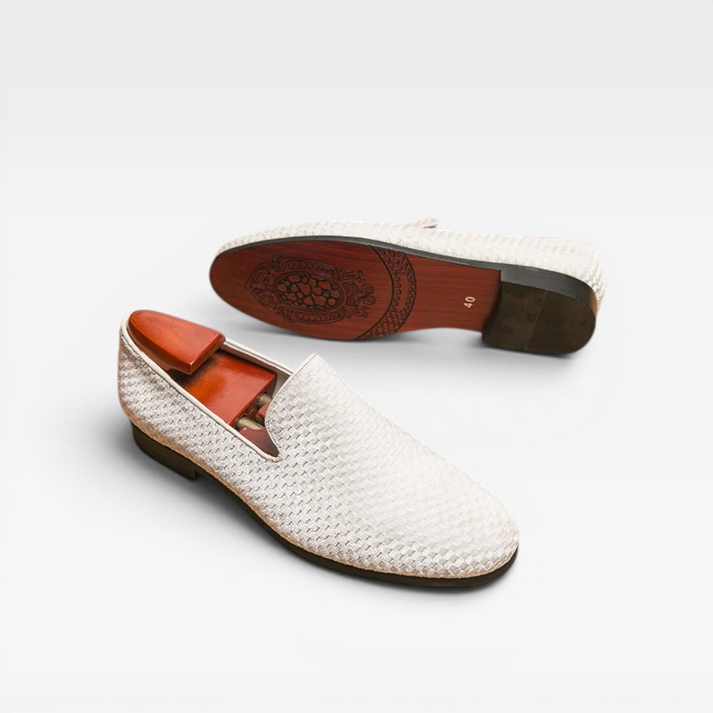 Herren Samt Slipper – Elegante Slip-On Smarte formelle Schuhe