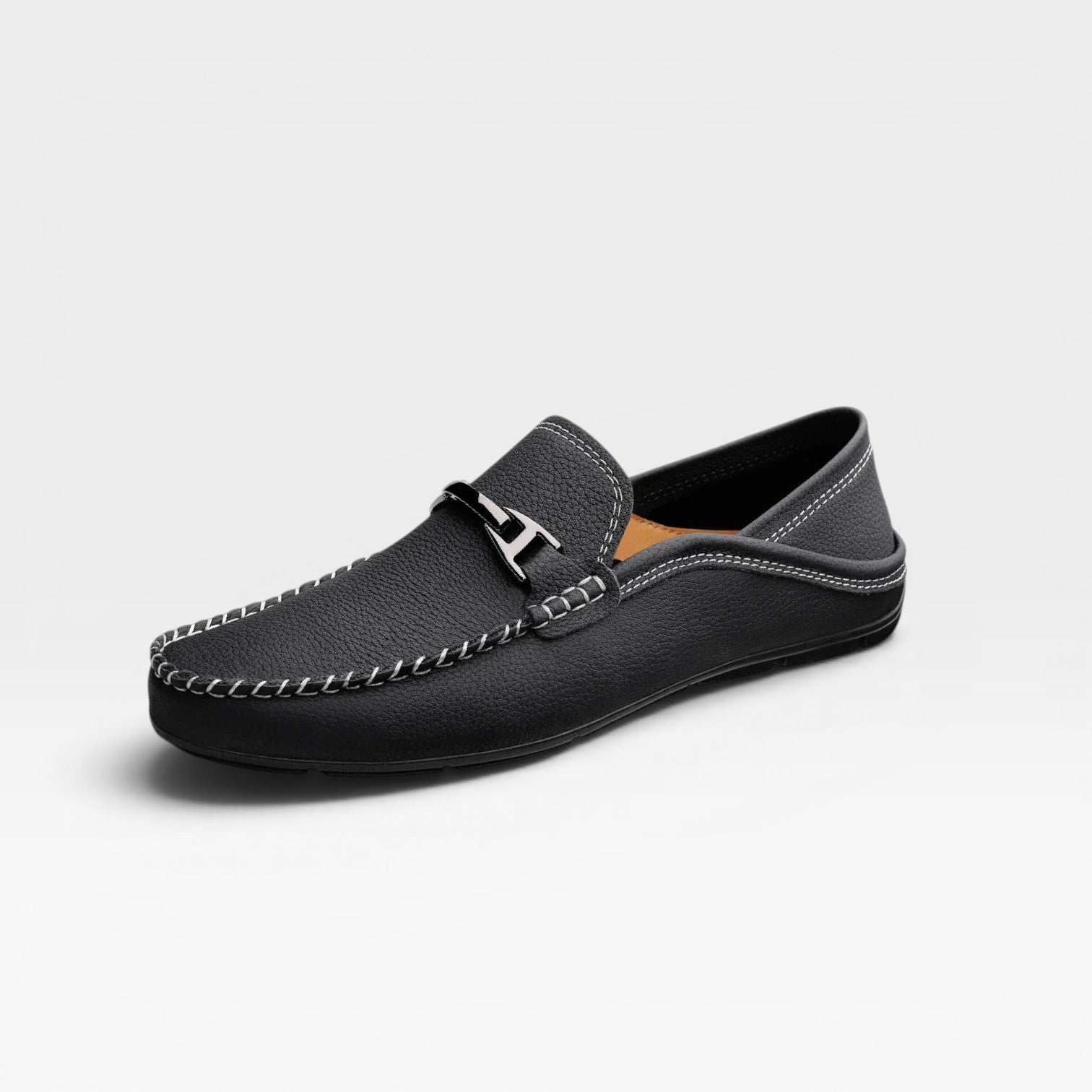 Herren Weiche Leder Slipper – Klassische Slip-On Elegante Alltagsschuhe