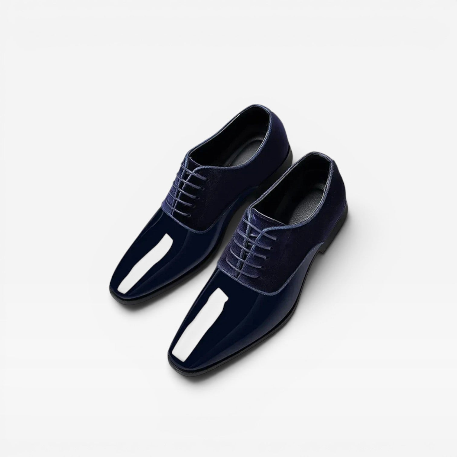 Herren Oxford Schnürschuhe – Klassische Schnürschuhe mit Kontrastfinish für besondere Anlässe