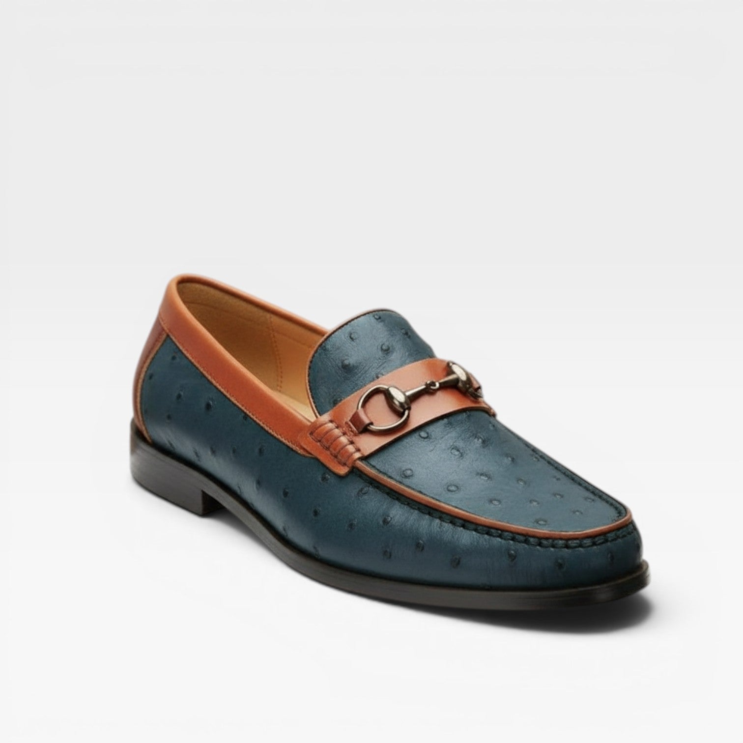 Herren Echtleder Bit Loafers – Klassische Slip-On Smarte Dressschuhe