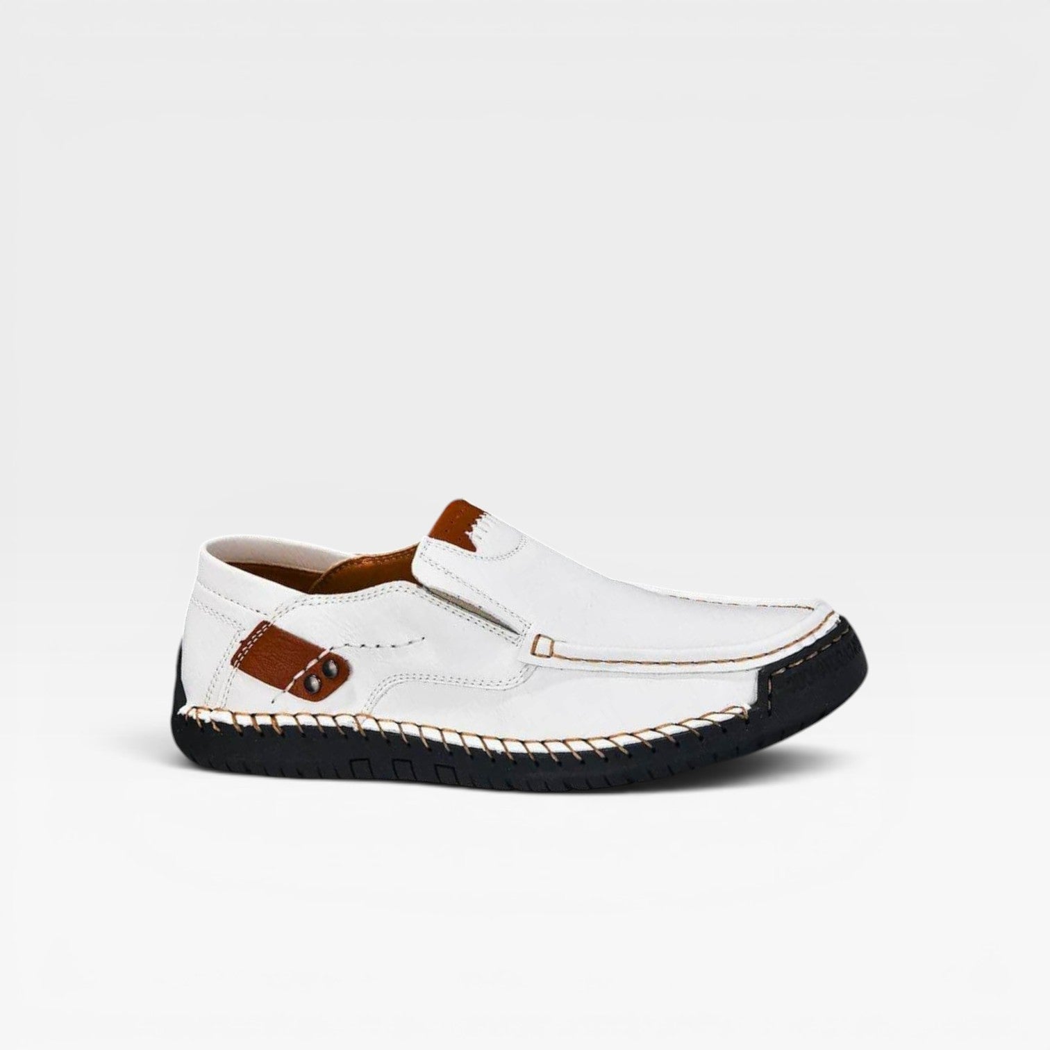Herren Wildleder Slipper – Handgenähte, lässige Komfortschuhe für den Alltag