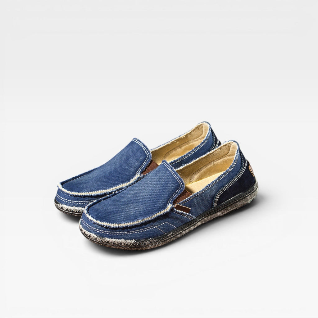 Herren Canvas Slipper – Lässige Komfort Mokassinschuhe für den Alltag