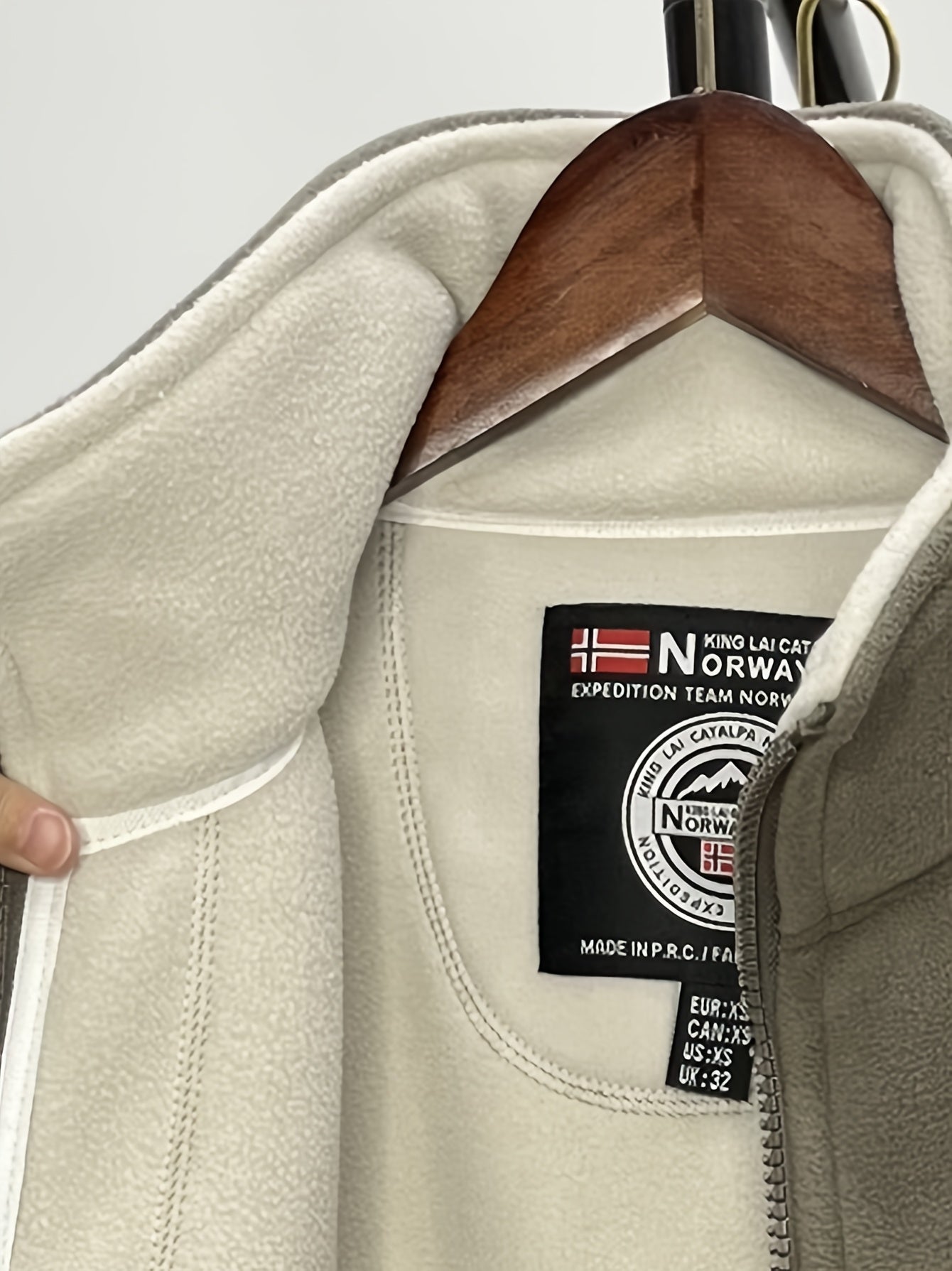 Herren Fleecejacke mit Stehkragen – Outdoor Jacke warm