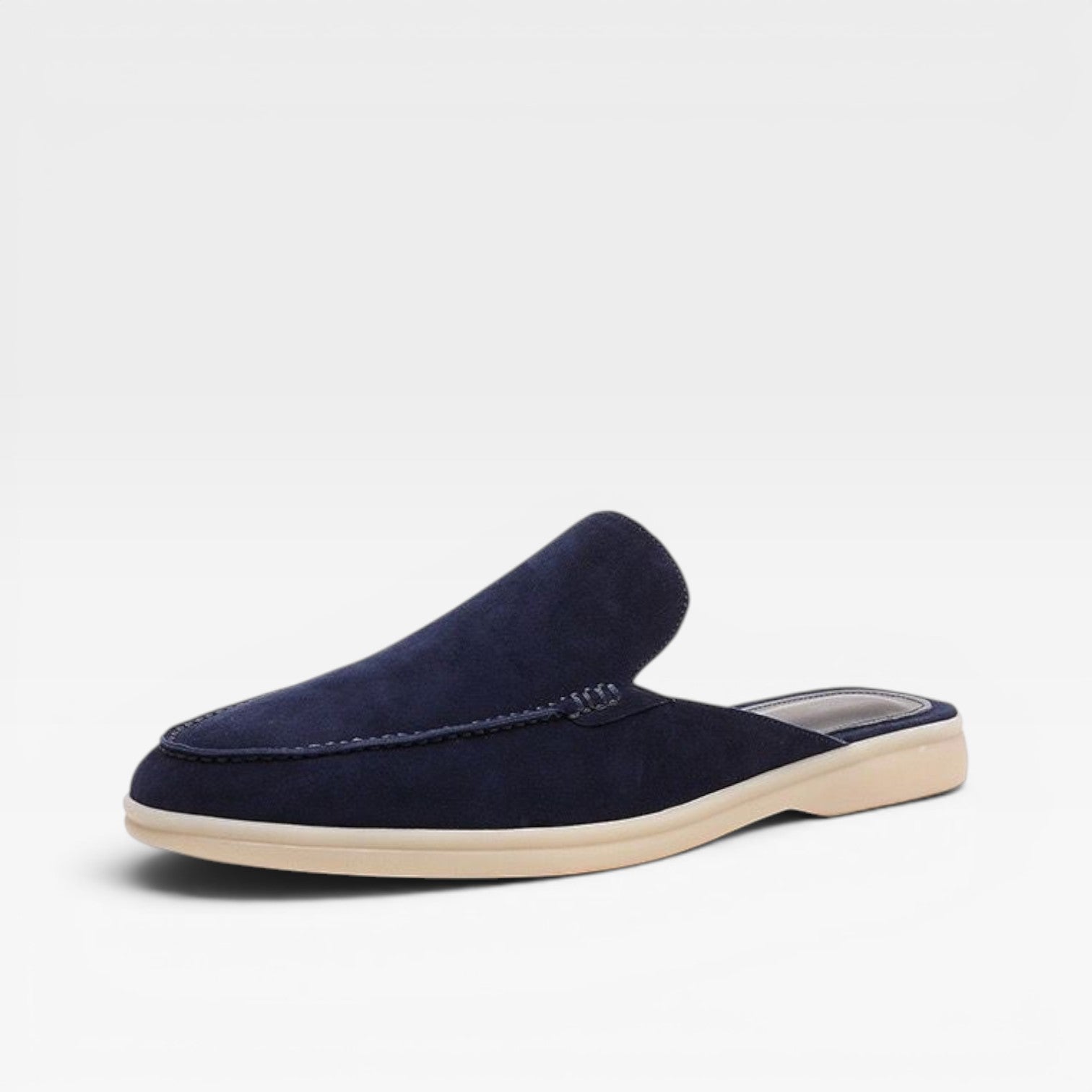 Herren Wildleder Mules – Rückenschuhe ohne Ferse, lässige Slipper