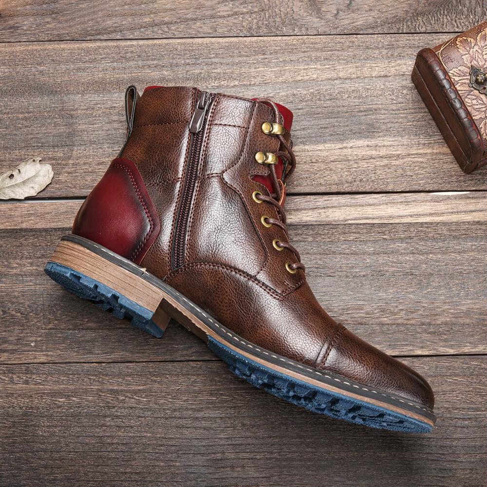 Herren Klassische Schnürstiefel – Elegante Stiefel für jeden Anlass