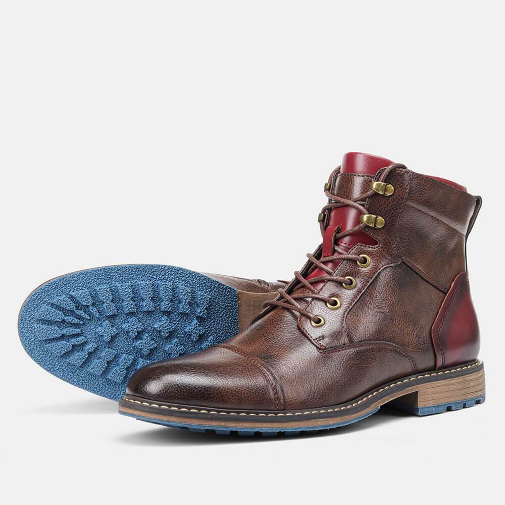 Herren Klassische Schnürstiefel – Elegante Stiefel für jeden Anlass