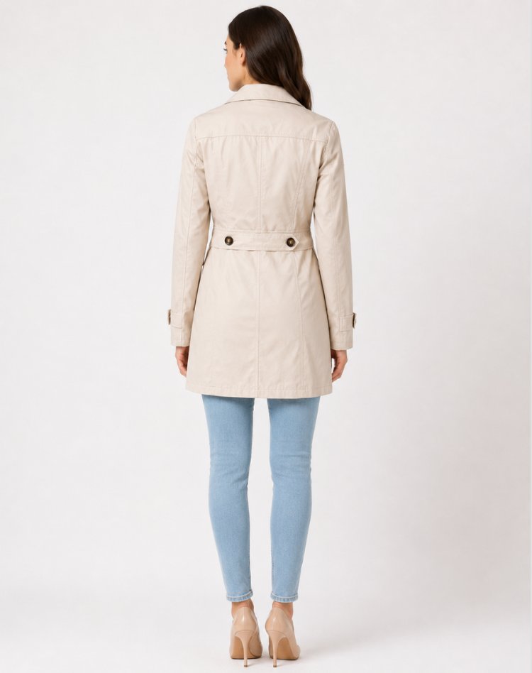 Damen Eleganter Trenchcoat