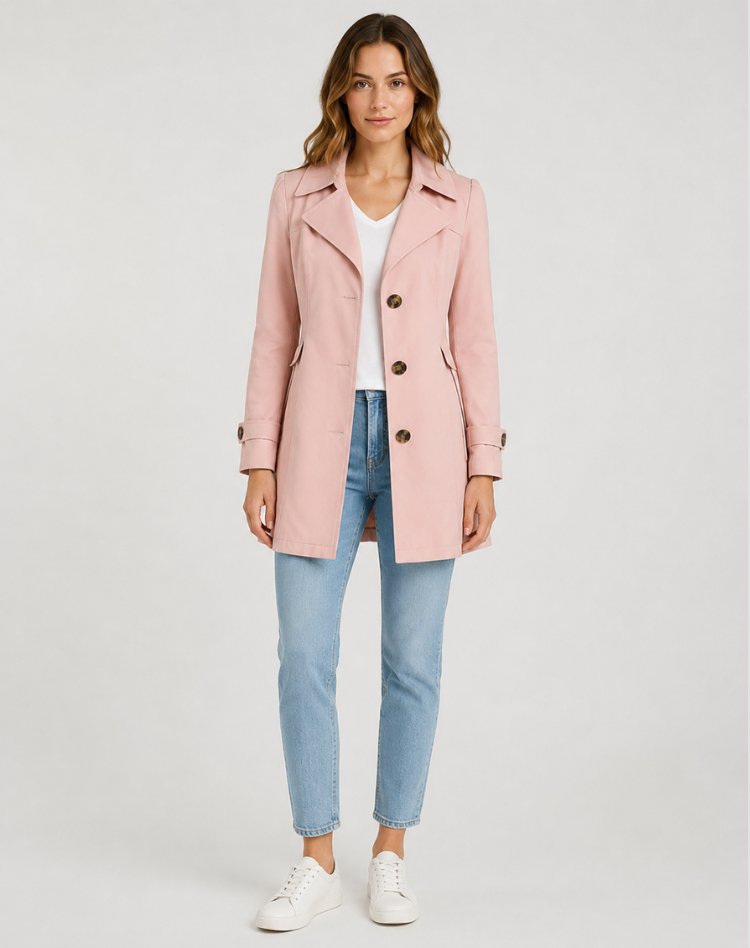 Damen Eleganter Trenchcoat