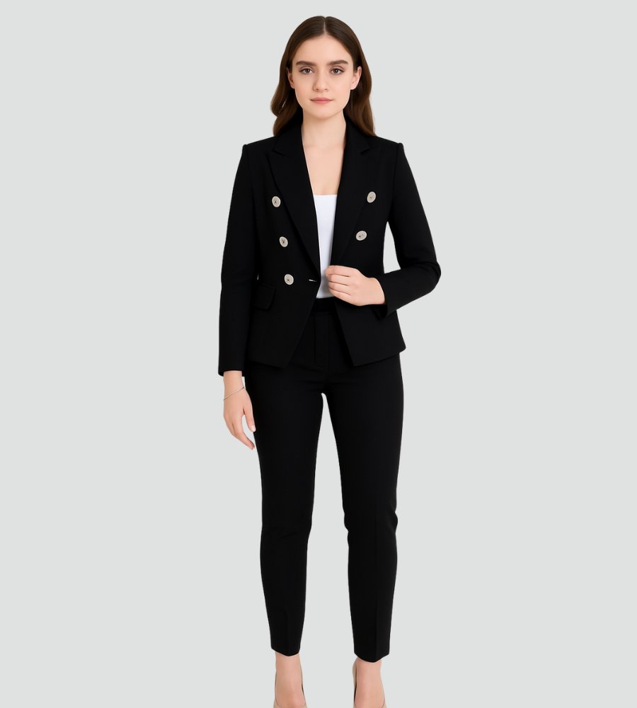 Damen Eleganter Hosenanzug mit Blazer