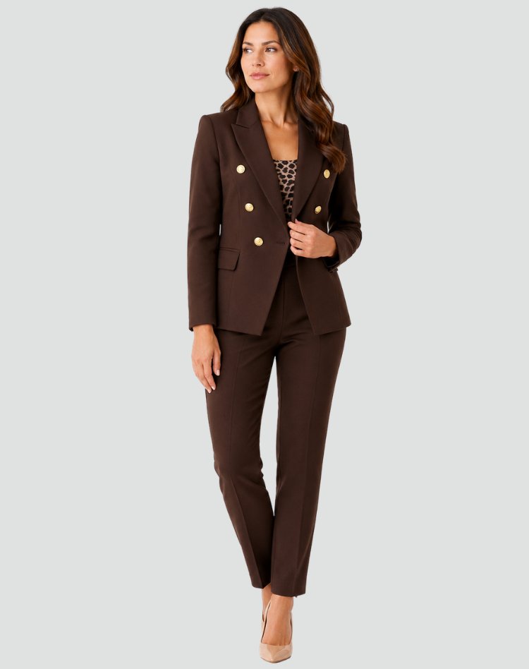 Damen Eleganter Hosenanzug mit Blazer