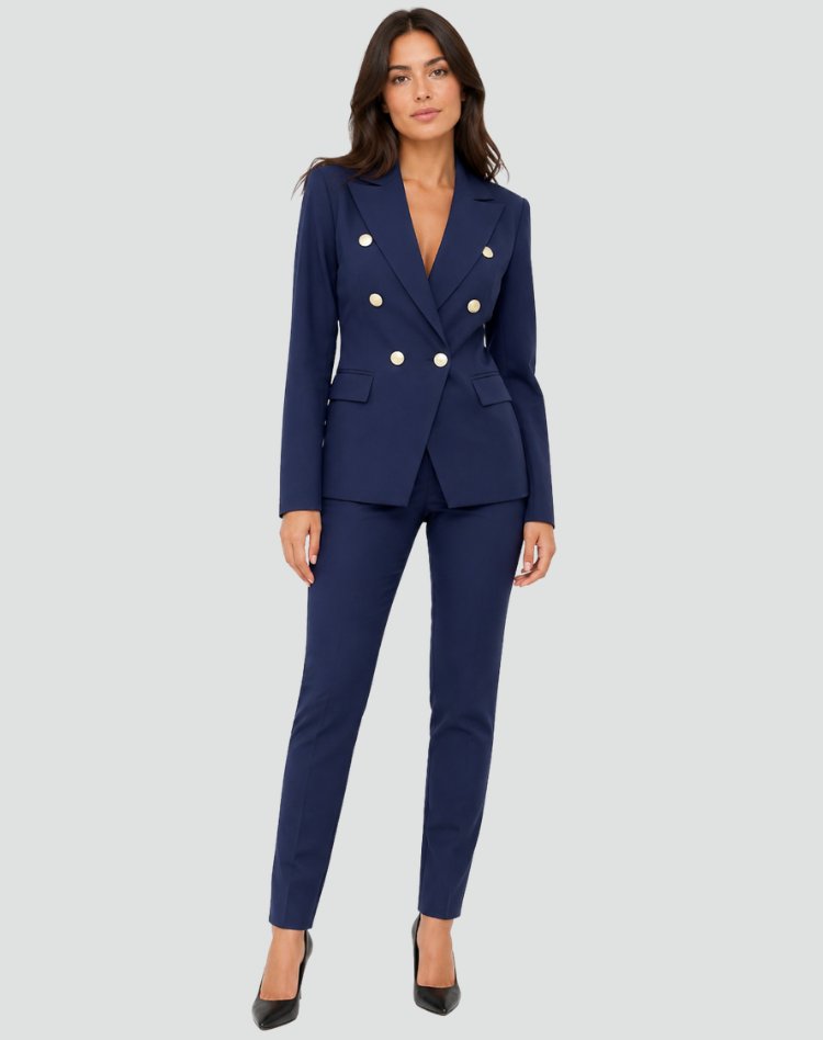 Damen Eleganter Hosenanzug mit Blazer