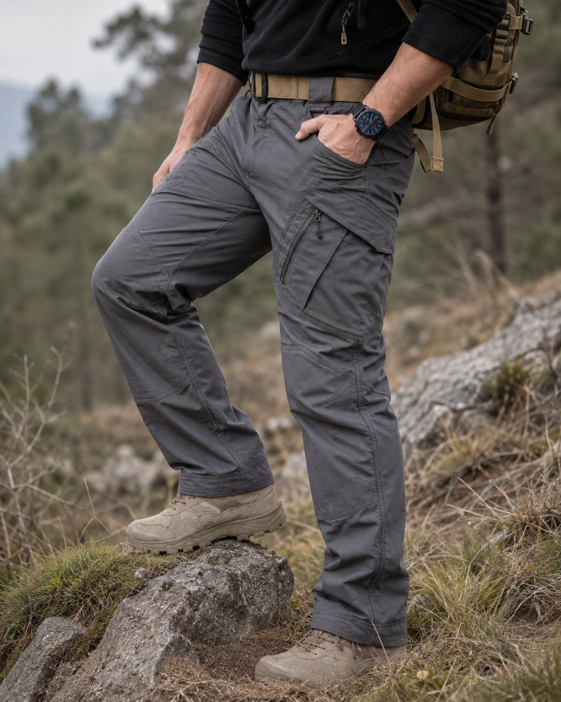 Herren Cargohose Wasserabweisend