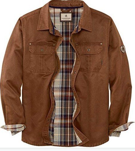 Herren Overshirt aus gewachster Baumwolle