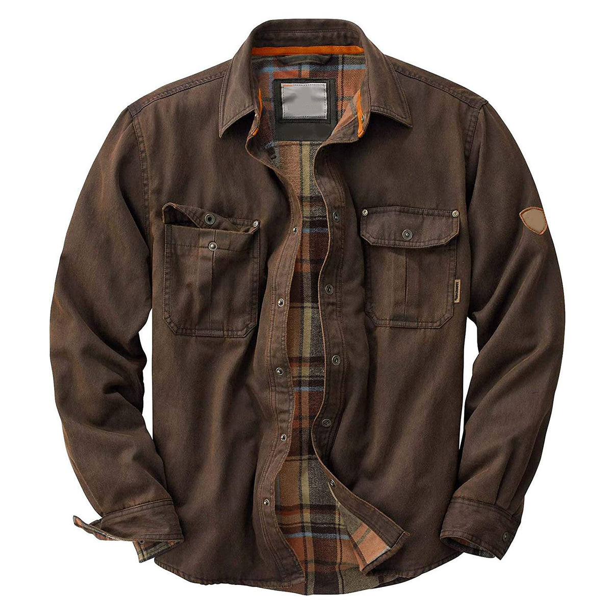 Herren Overshirt aus gewachster Baumwolle