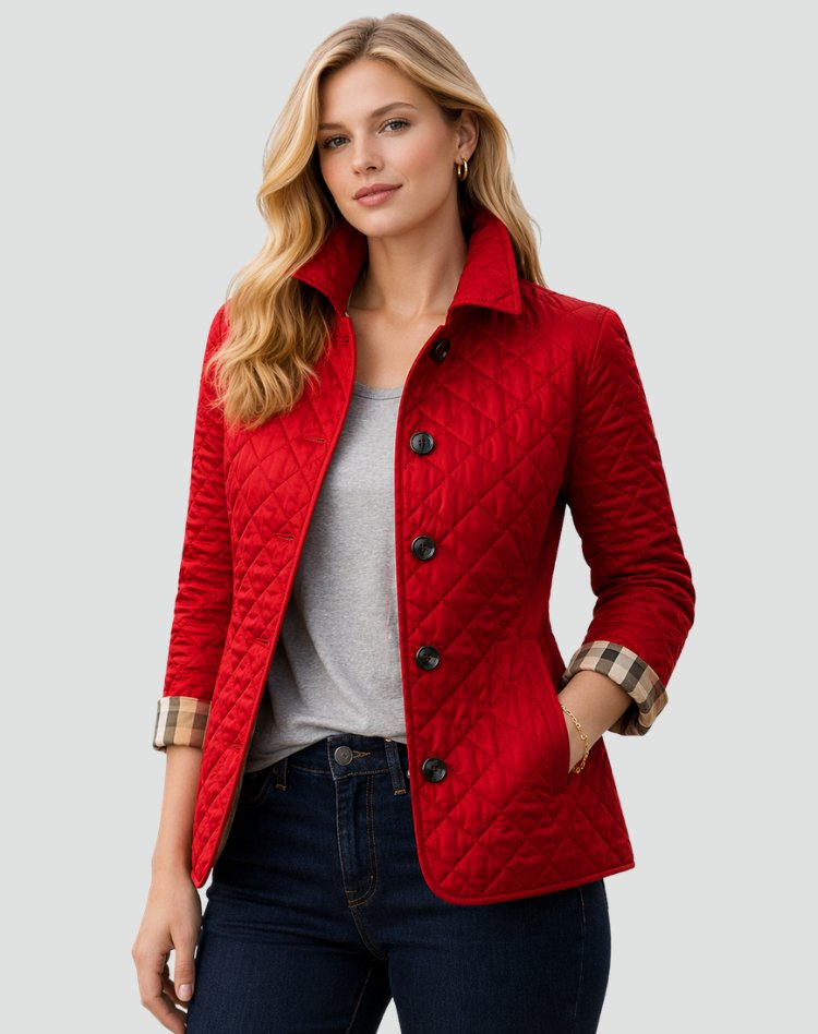 Damen Zeitlose Steppjacke