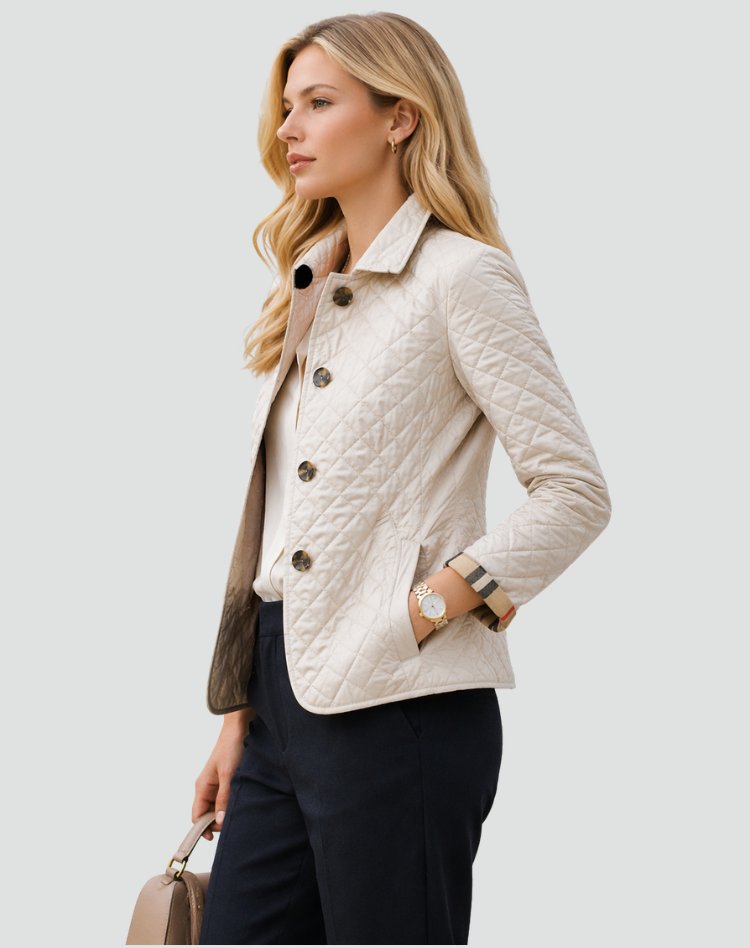 Damen Zeitlose Steppjacke