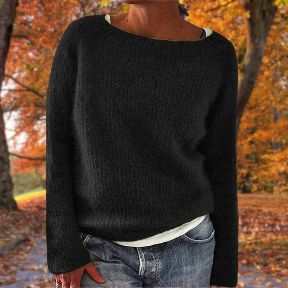 Damen Gemütlicher Wollpullover aus Merinowolle