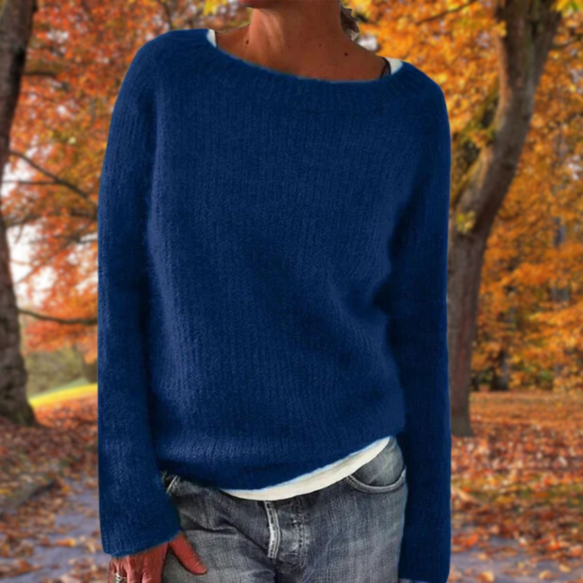 Damen Gemütlicher Wollpullover aus Merinowolle