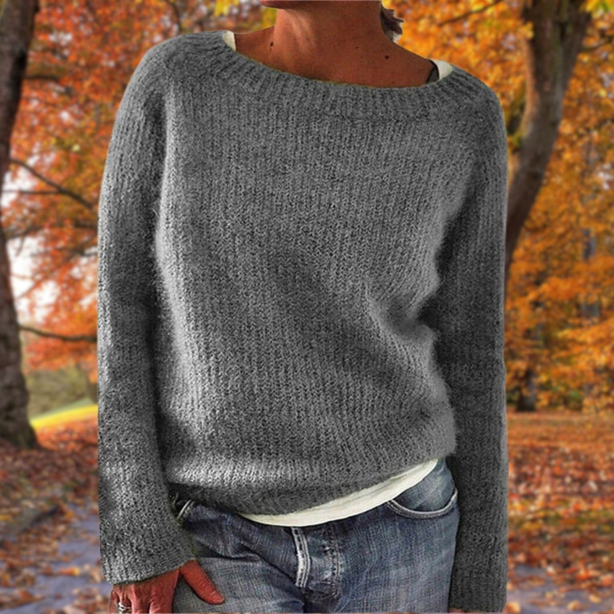 Damen Gemütlicher Wollpullover aus Merinowolle