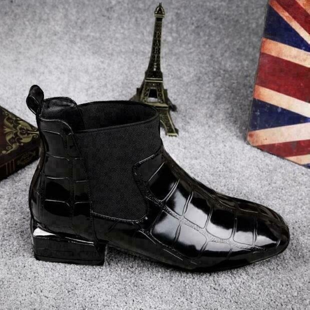 Damen Elegante Chelsea Boots mit Absatz