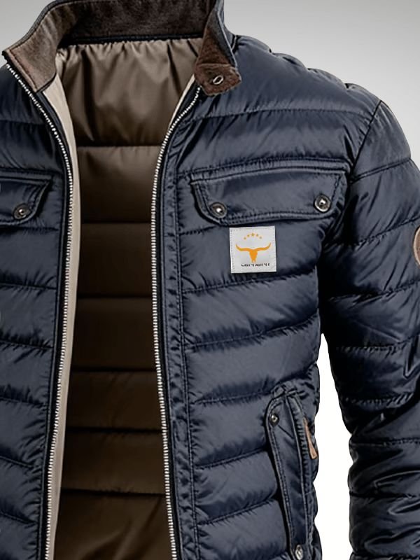 Herren Bomberjacke mit Steppmuster