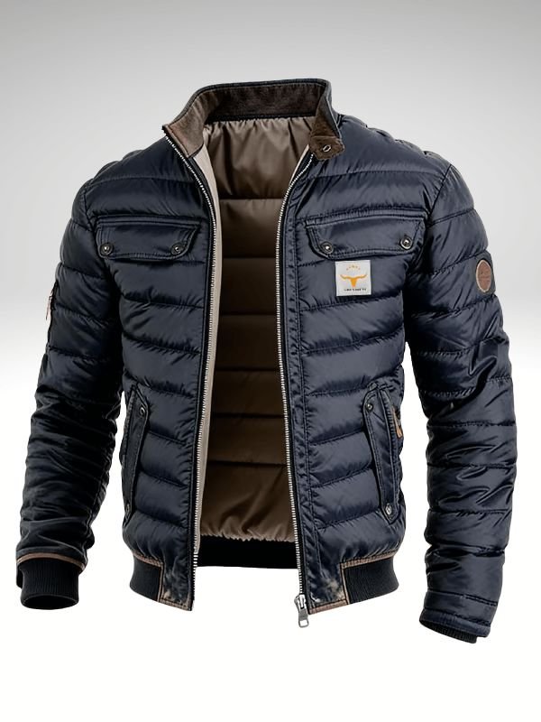 Herren Bomberjacke mit Steppmuster
