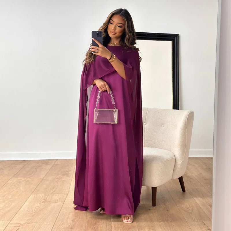 Damen Elegantes Satin-Abendkleid