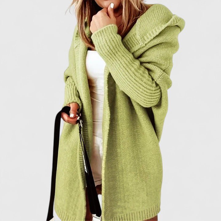 Damen Gemütlicher Cardigan mit Kapuze
