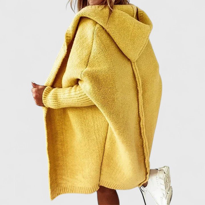 Damen Gemütlicher Cardigan mit Kapuze