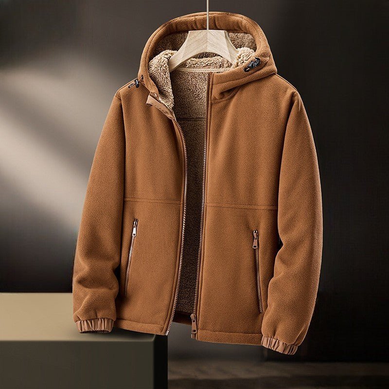 Herren Fleecejacke aus Lammwolle