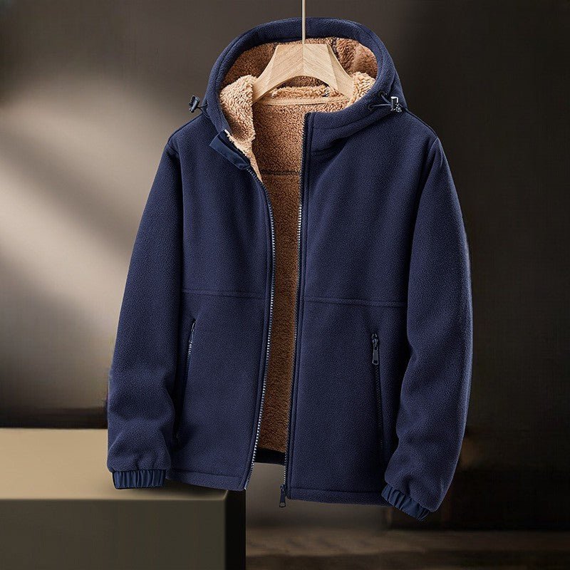 Herren Fleecejacke aus Lammwolle
