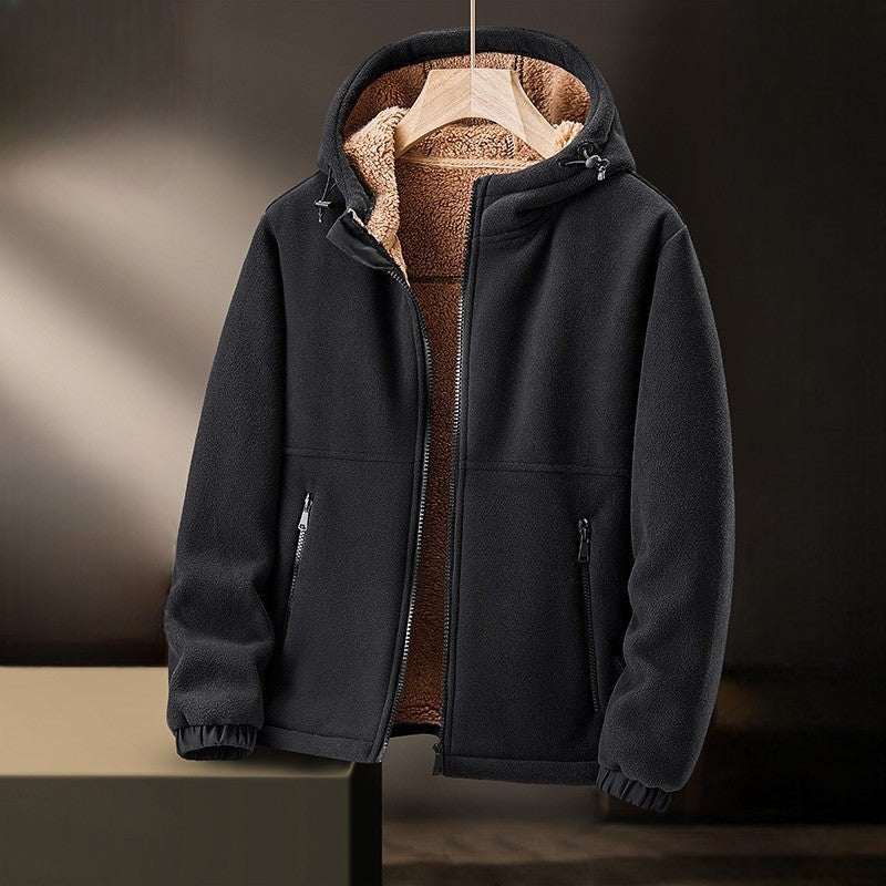 Herren Fleecejacke aus Lammwolle