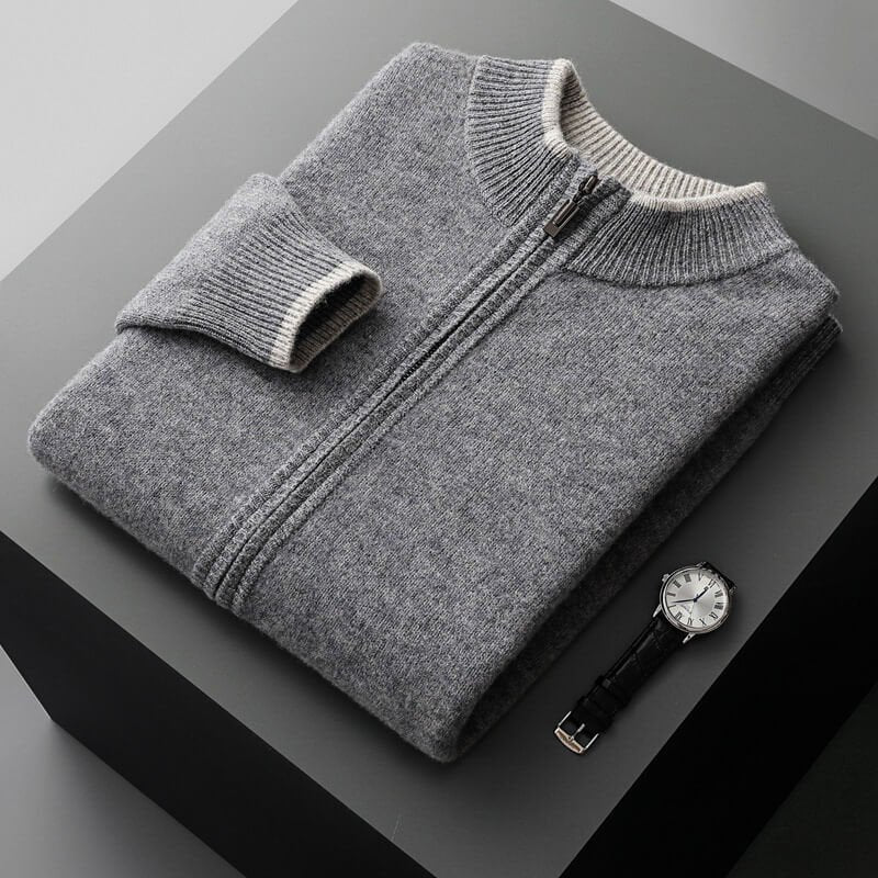 Herren Strickjacke aus Wollmischung