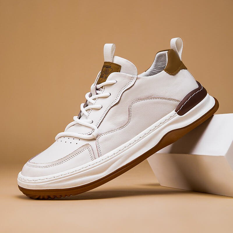 Herren Lässige Leder-Sneaker