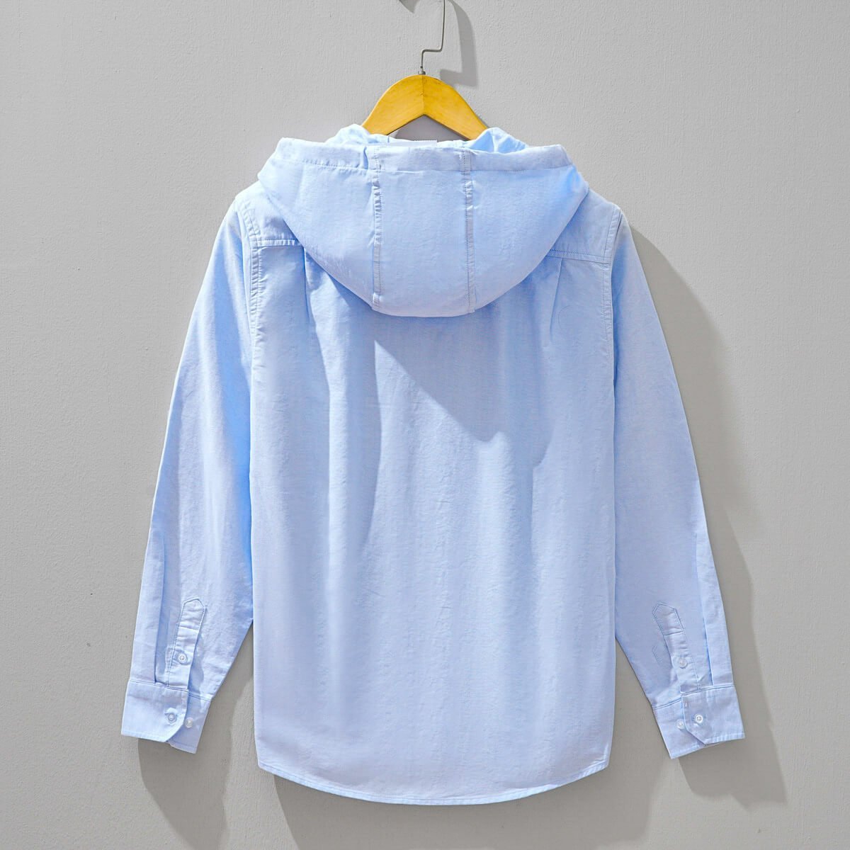 Herren Baumwoll-Overshirt mit Kapuze