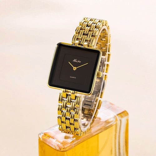 Damen Elegante Quarzuhr mit Gliederarmband